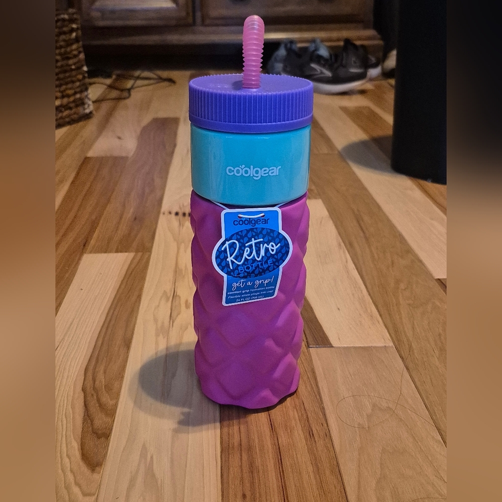 CoolGear Purple and Blue Water Bottle, Brand New With Tag.